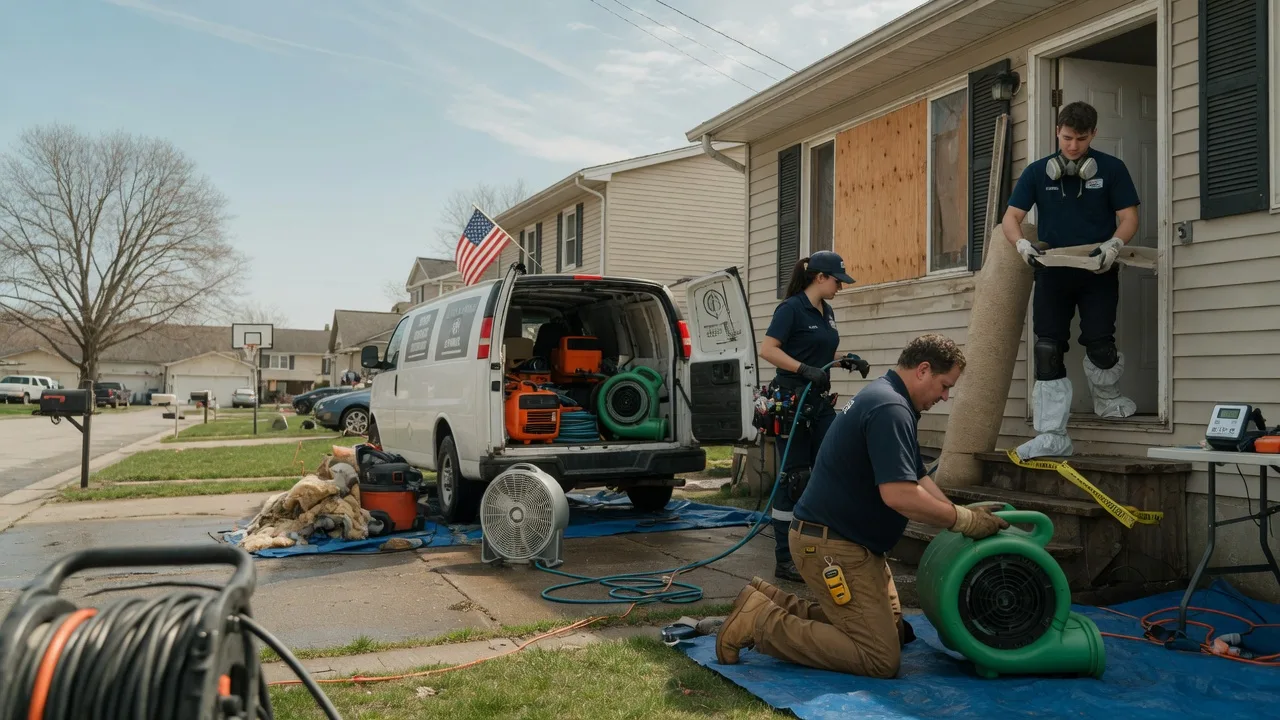 Water Damage Restoration in Gnadenhutten, OH near me
